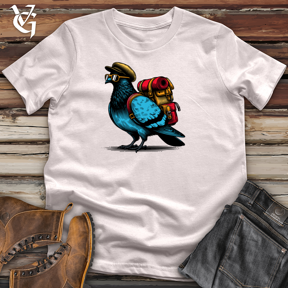 Viking Goods Pigeon Traveler Softstyle Tee Ice Grey / XS
