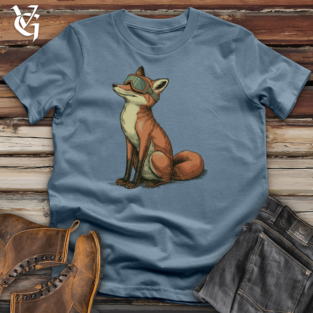 Viking Goods Aviator Fox Tee Indigo Blue / L