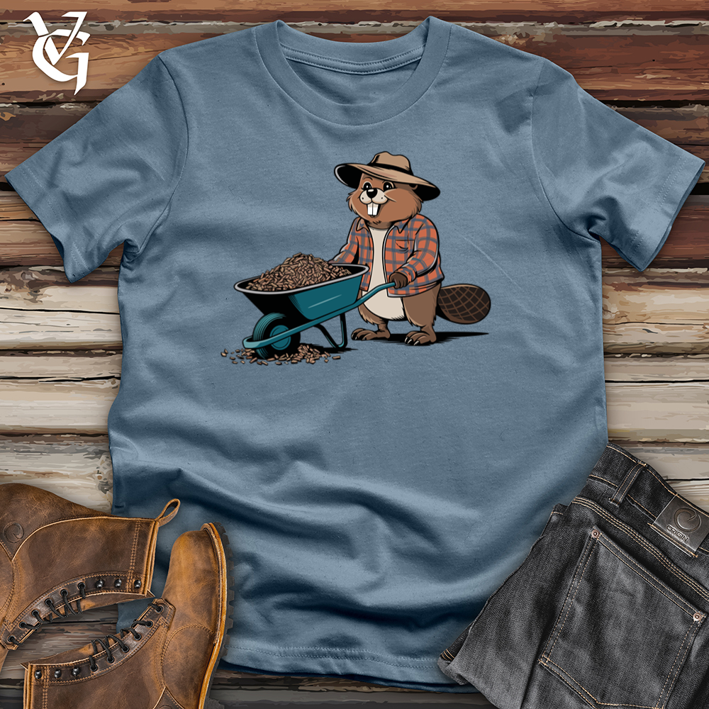 Viking Goods Beaver Softstyle Tee Indigo Blue / L