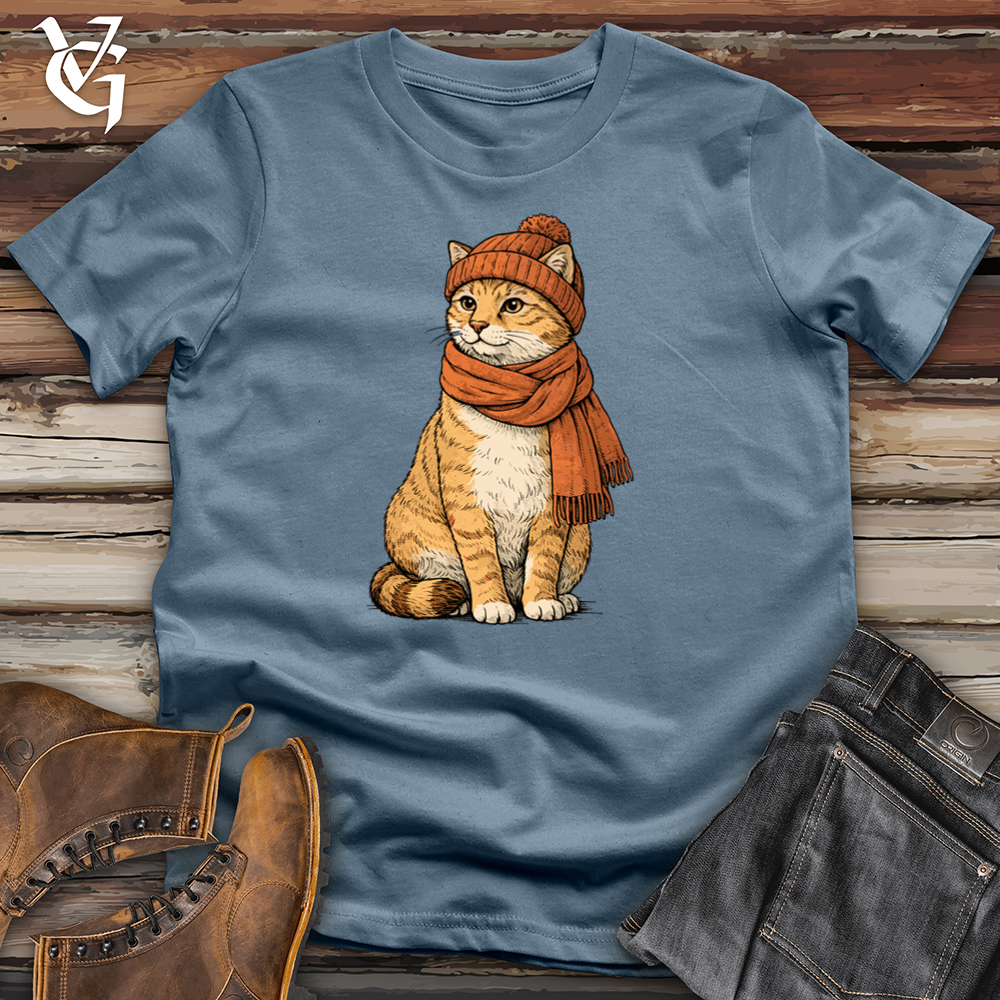 Viking Goods Cat With Bennie Tee Indigo Blue / L