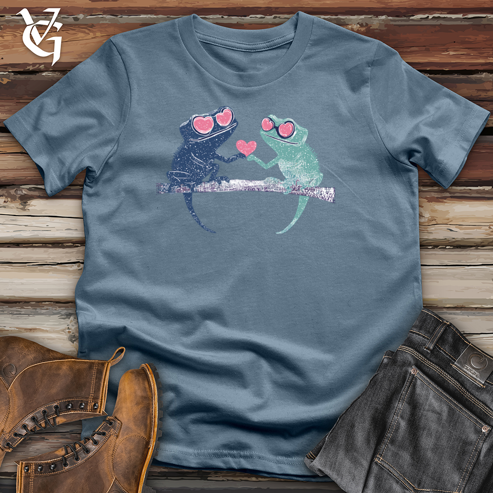 Viking Goods Chameleon Romance Softstyle Tee Indigo Blue / L