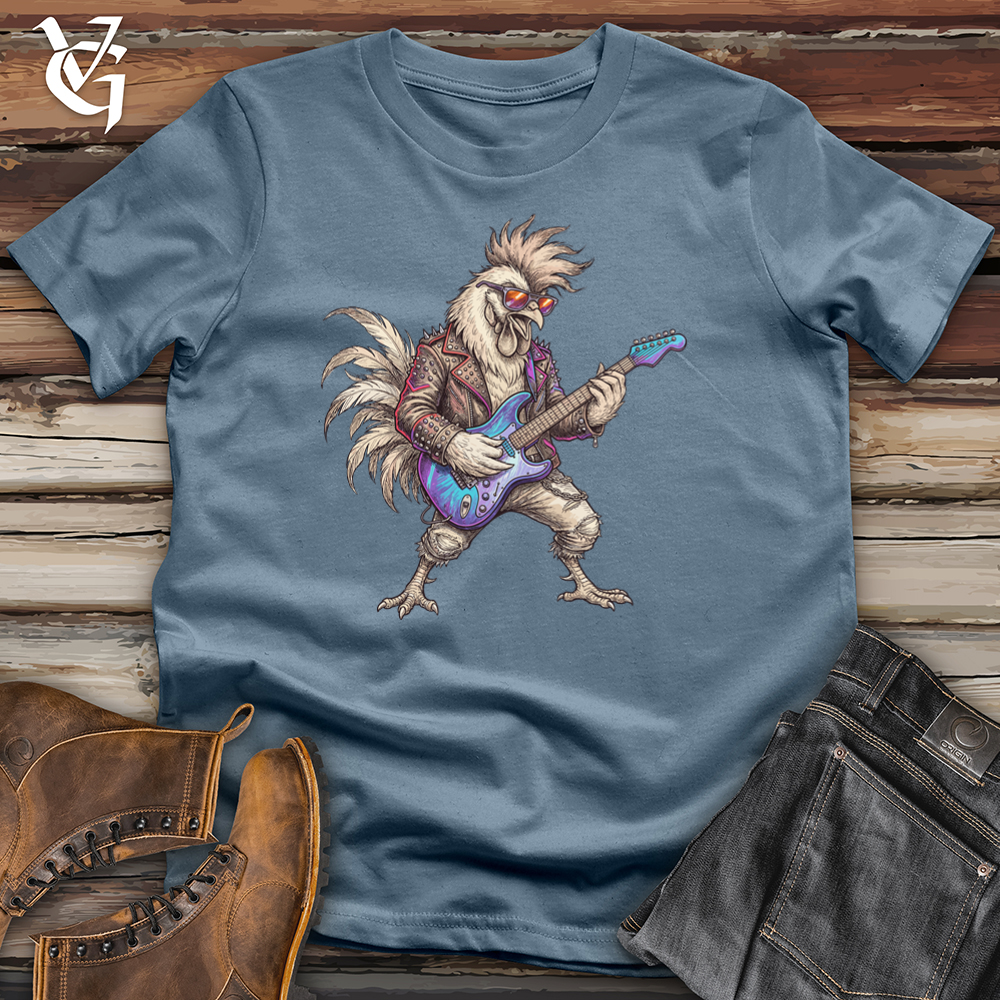 Viking Goods Chicken Rockstar Tee Indigo Blue / L