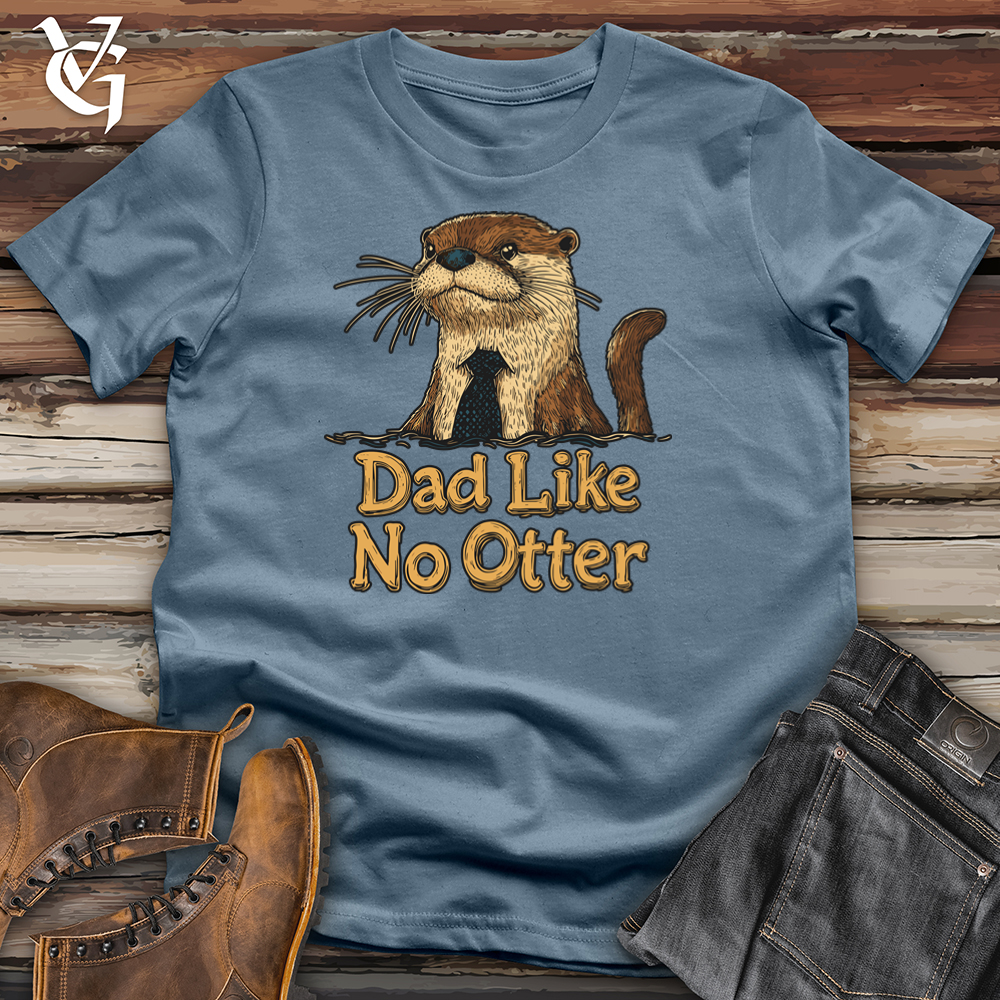 Viking Goods Dad Like No Otter Softstyle Tee Indigo Blue / L