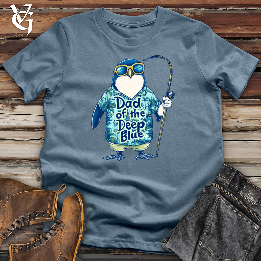 Viking Goods Dad Of The Deep Blue Softstyle Tee Indigo Blue / L