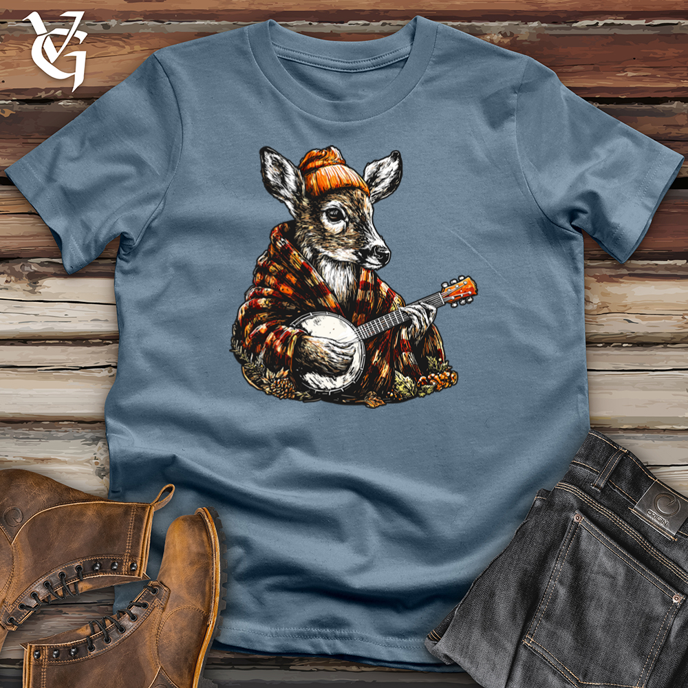 Viking Goods Deer Banjo Softstyle Tee Indigo Blue / L