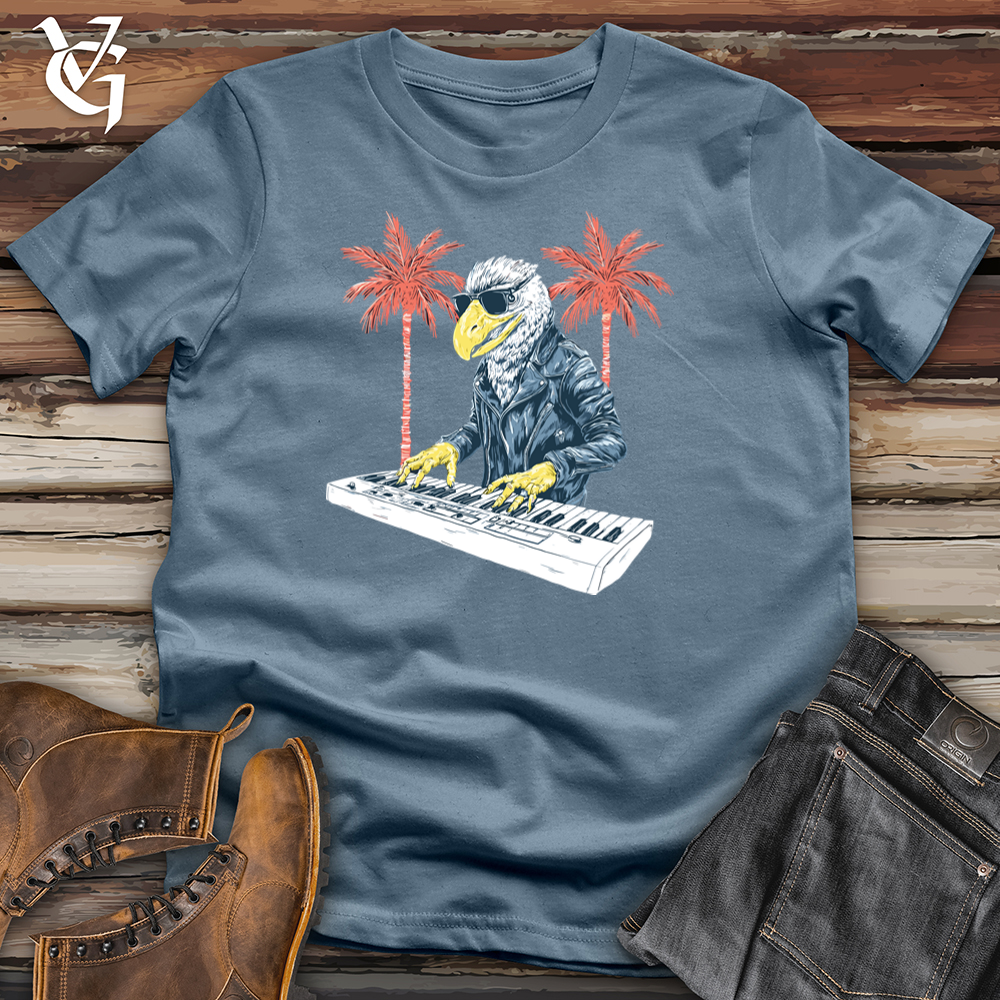 Viking Goods Dodo Paradise Pianist Softstyle Tee Indigo Blue / L