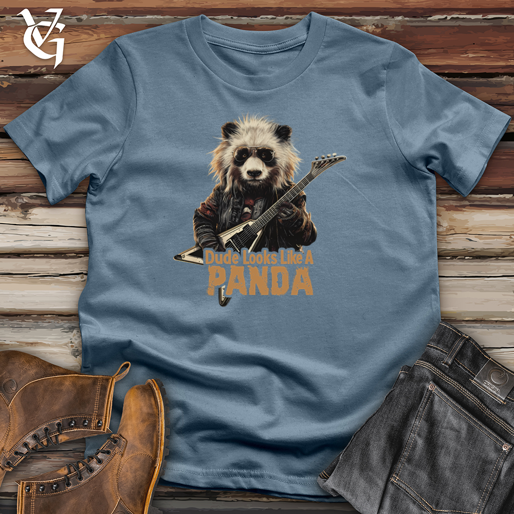 Viking Goods Dude Looks Like A Panda Softstyle Tee Indigo Blue / L