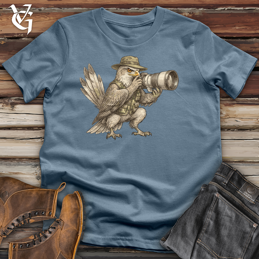 Viking Goods Eagle Photographer Tee Indigo Blue / L