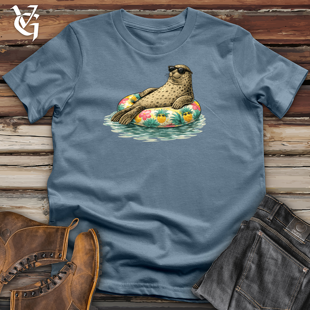 Viking Goods Floating Seal Tee Indigo Blue / L