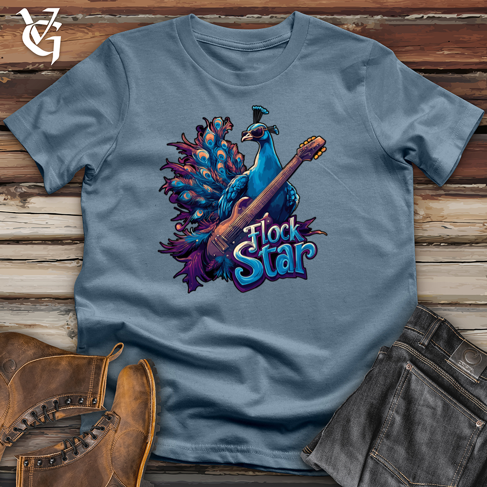 Viking Goods Flock Star Softstyle Tee Indigo Blue / L