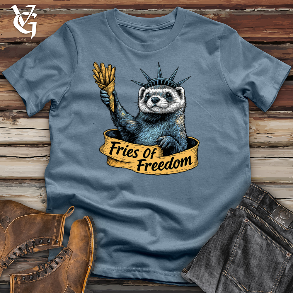 Viking Goods Fries of Freedom Softstyle Tee Indigo Blue / L