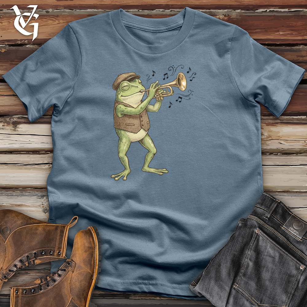 Viking Goods Frog Jazz Trumpet Tee Indigo Blue / L