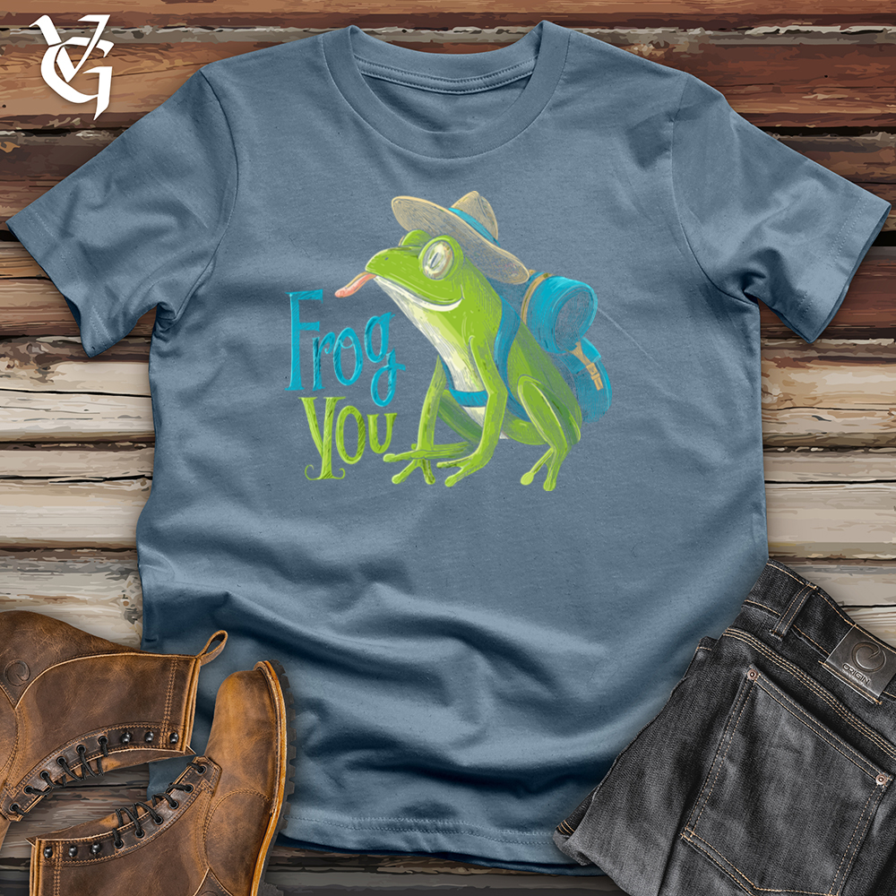 Viking Goods Frog You Softstyle Tee Indigo Blue / L
