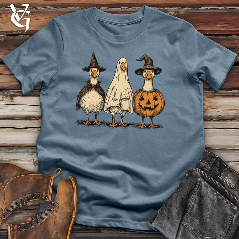 Viking Goods Halloween Goose Squad Softstyle Tee Indigo Blue / L