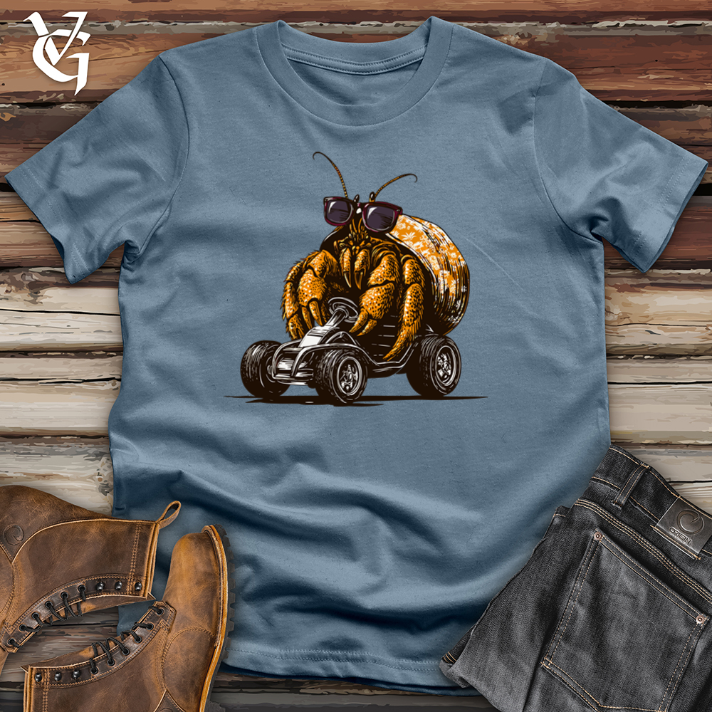 Viking Goods Hermit Crab Racer Softstyle Tee Indigo Blue / L