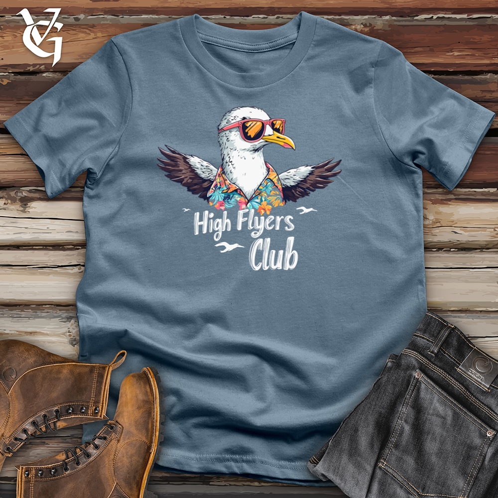 Viking Goods High Flyers Club Eagle Softstyle Tee Indigo Blue / L