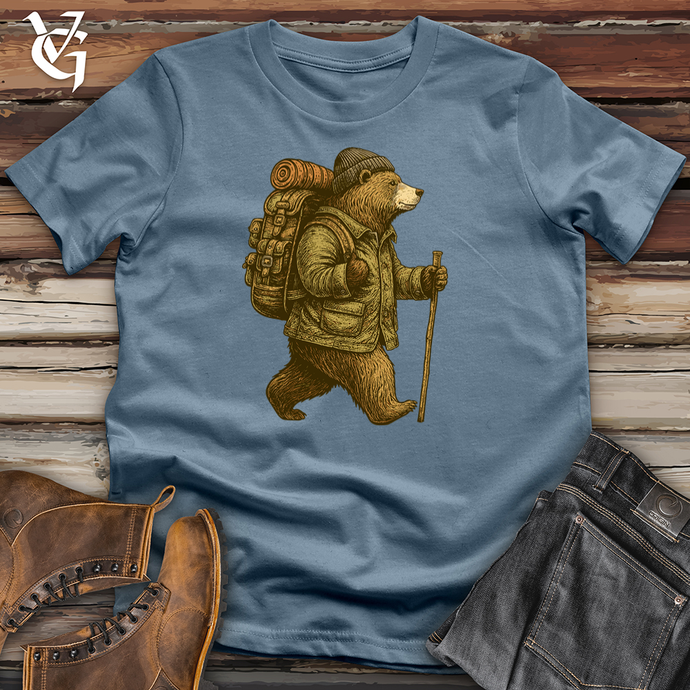 Viking Goods Hiking Bear Tee Indigo Blue / L