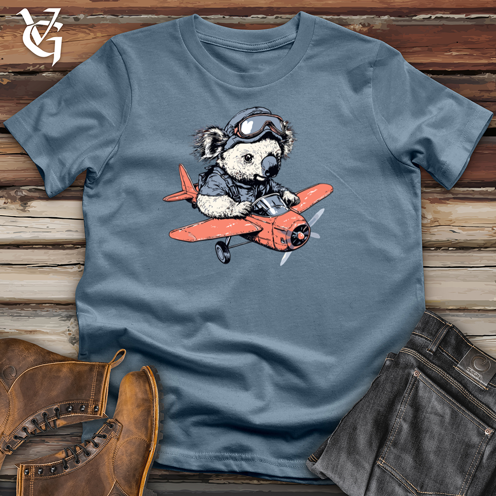 Viking Goods Koala Flight Softstyle Tee Indigo Blue / L