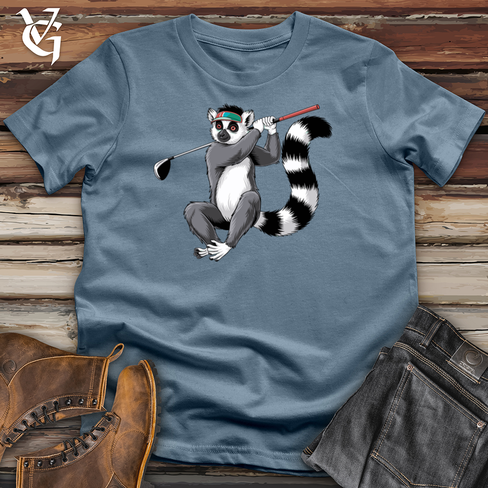 Viking Goods Lemur Golf Softstyle Tee Indigo Blue / L