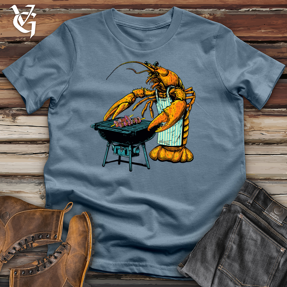 Viking Goods Lobstar Barbecue Softstyle Tee Indigo Blue / L