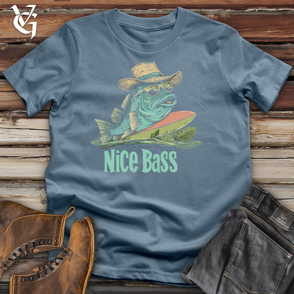 Viking Goods Nice Bass Softstyle Tee Indigo Blue / L