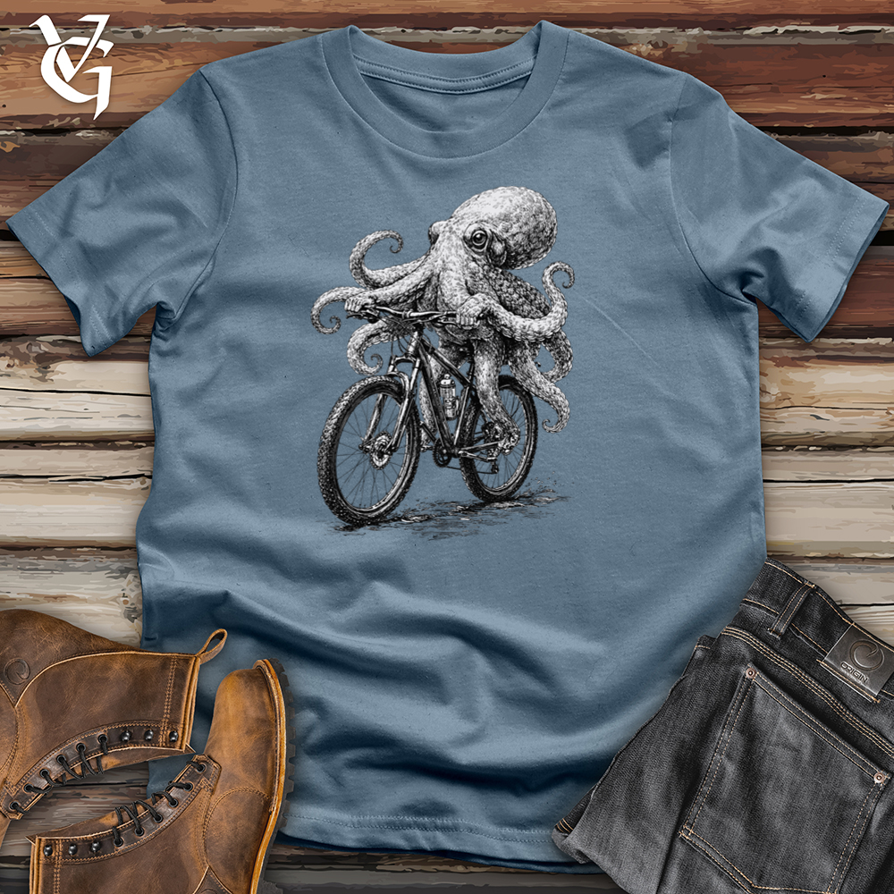 Viking Goods Octopus Cycling Tee Indigo Blue / L