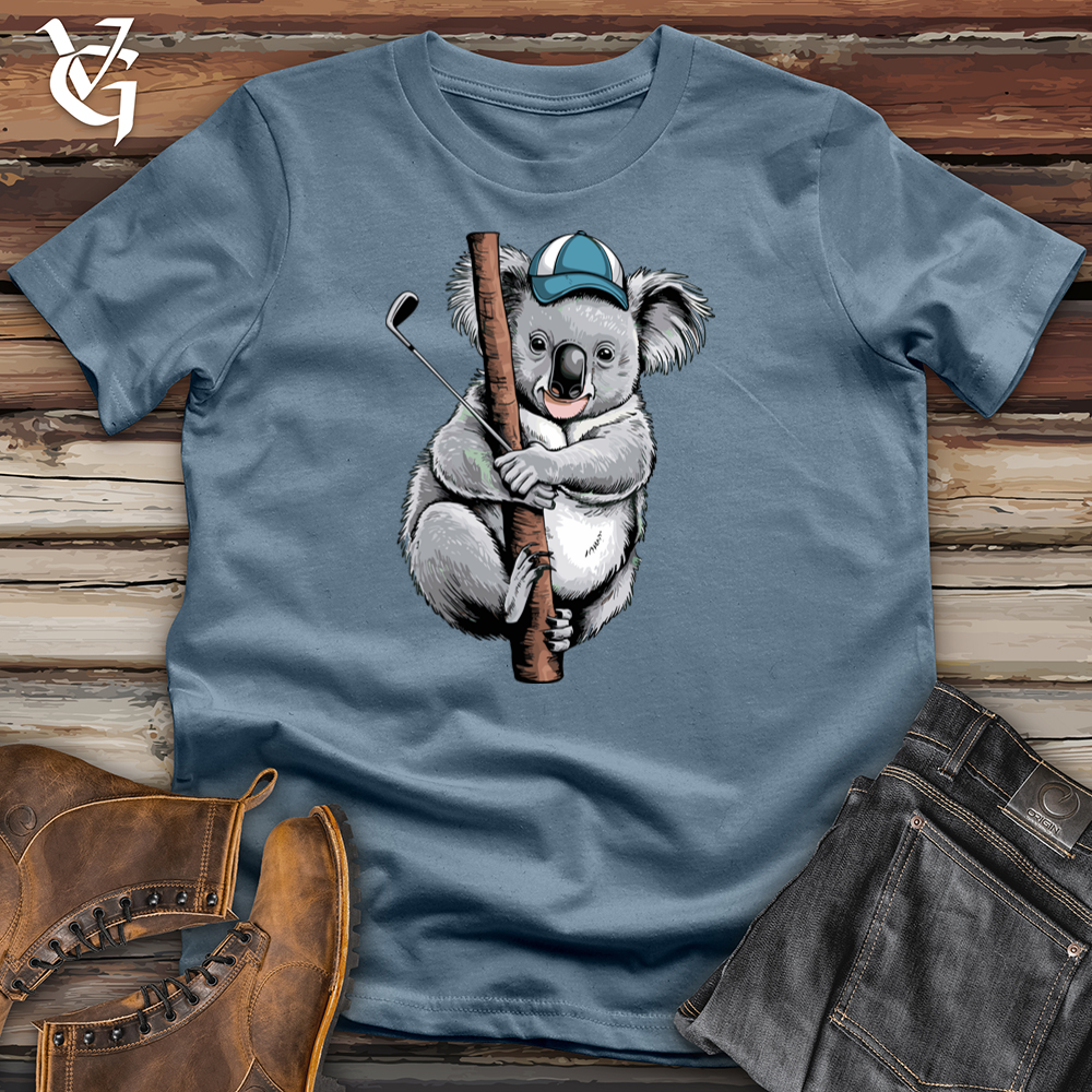 Viking Goods Out of Bounds Koala Softstyle Tee Indigo Blue / L