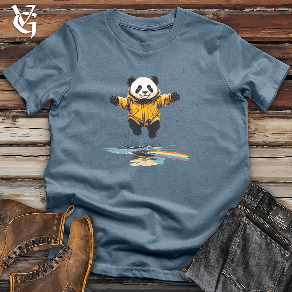 Viking Goods Panda Puddle Play Softstyle Tee Indigo Blue / L
