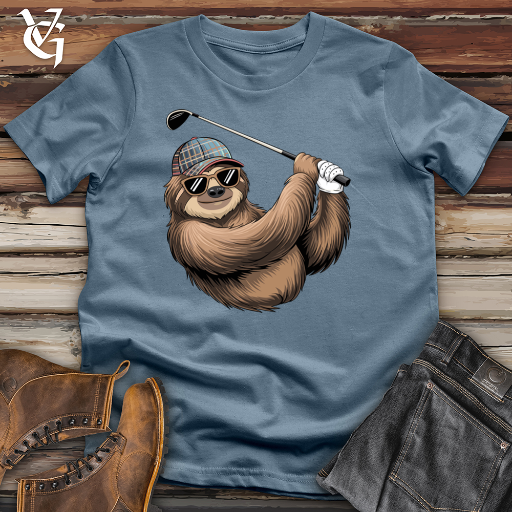 Viking Goods Par Sloth Softstyle Tee Indigo Blue / L