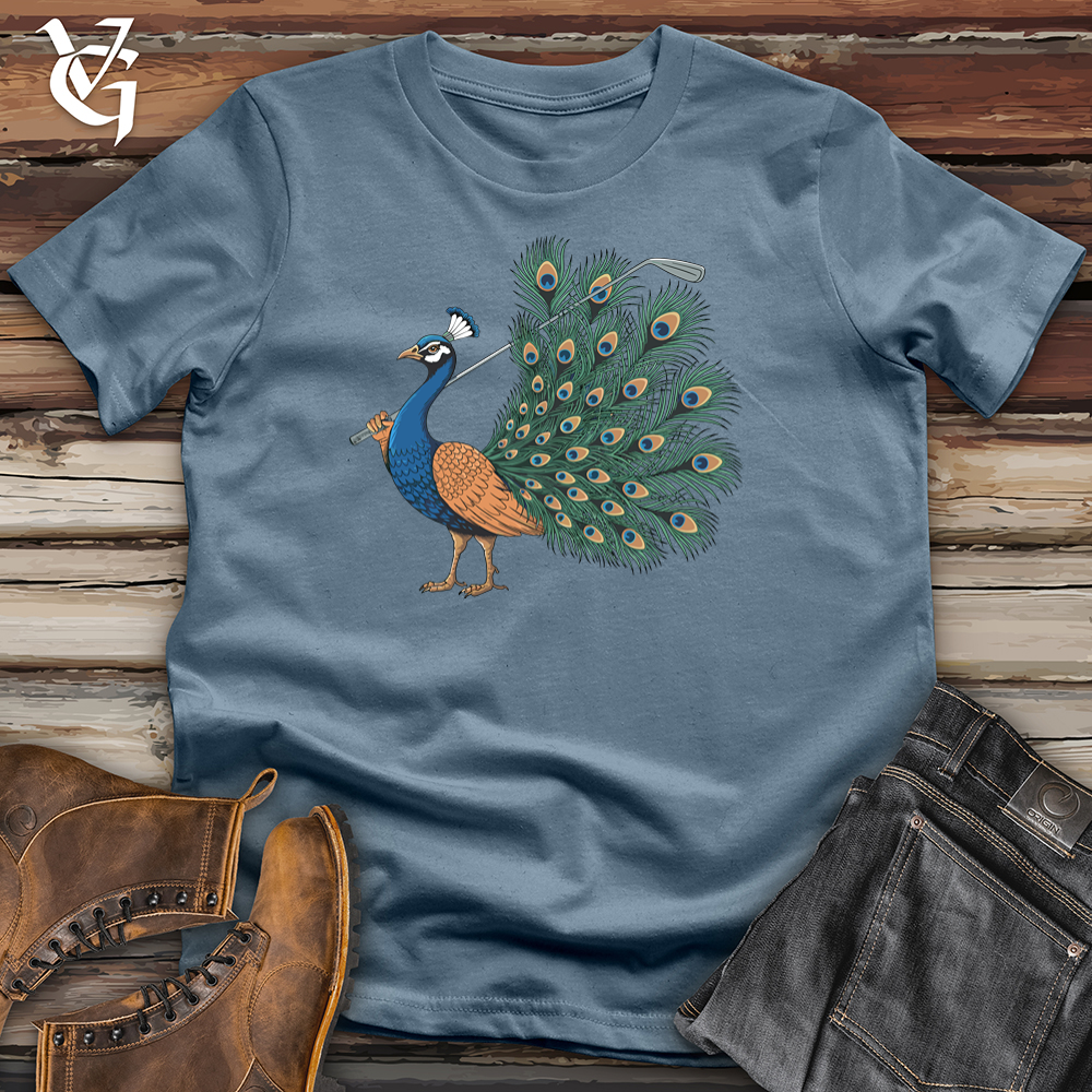 Viking Goods Peacock Pines Softstyle Tee Indigo Blue / L