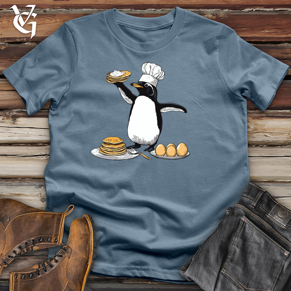 Viking Goods Penguin Pancakes Softstyle Tee Indigo Blue / L