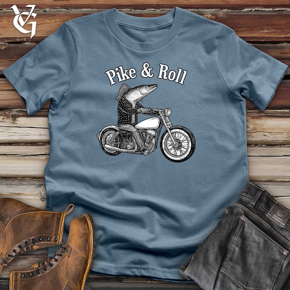 Viking Goods Pike &amp; Roll Softstyle Tee Indigo Blue / L