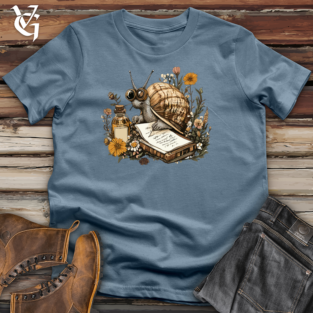 Viking Goods Professor Snail Softstyle Tee Indigo Blue / L
