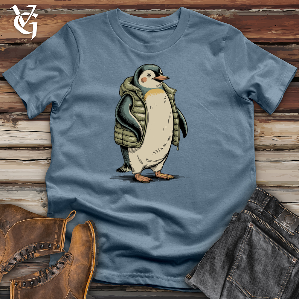 Viking Goods Puffer Penguin Tee Indigo Blue / L