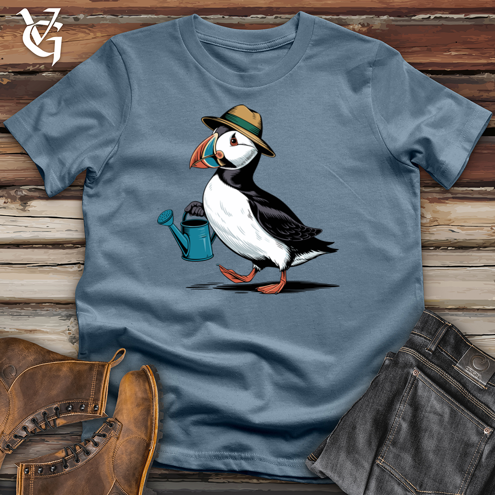 Viking Goods Puffin Softstyle Tee Indigo Blue / L