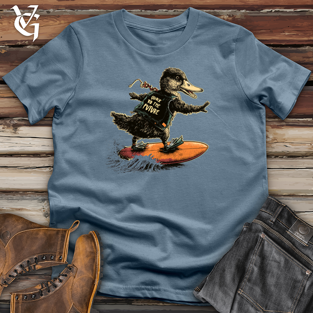Viking Goods Quack To The Future Softstyle Tee Indigo Blue / L