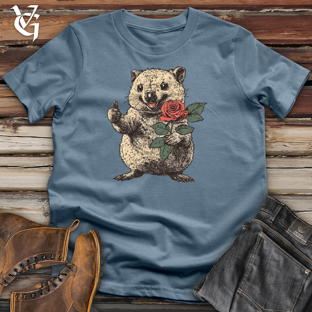 Viking Goods Quokka Valentine Softstyle Tee Indigo Blue / L