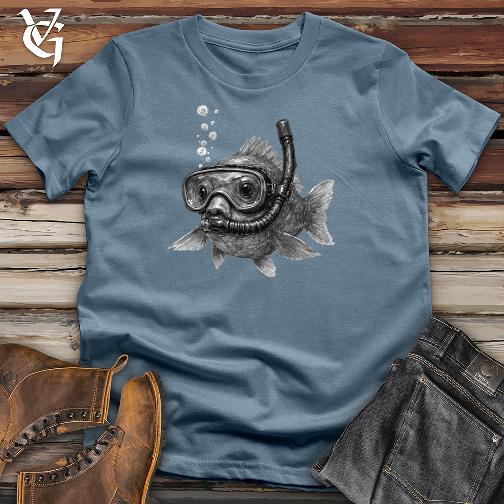 Viking Goods Scuba Fish Tee Indigo Blue / L