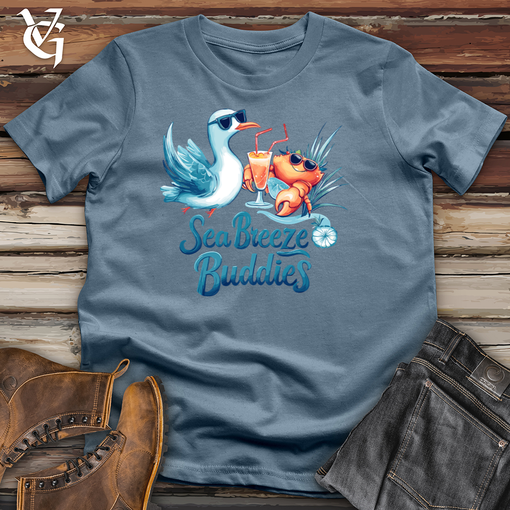 Viking Goods Sea Breeze Buddies Softstyle Tee Indigo Blue / L