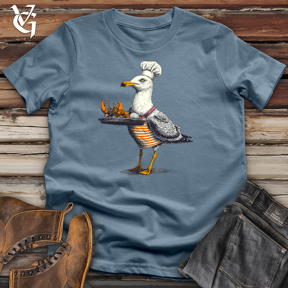 Viking Goods Sea Gull Chef Softstyle Tee Indigo Blue / L