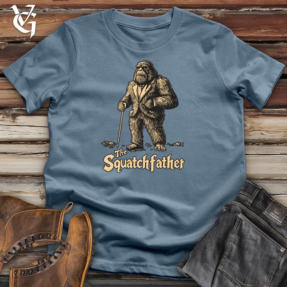 Viking Goods The Squatchfather Softstyle Tee Indigo Blue / L