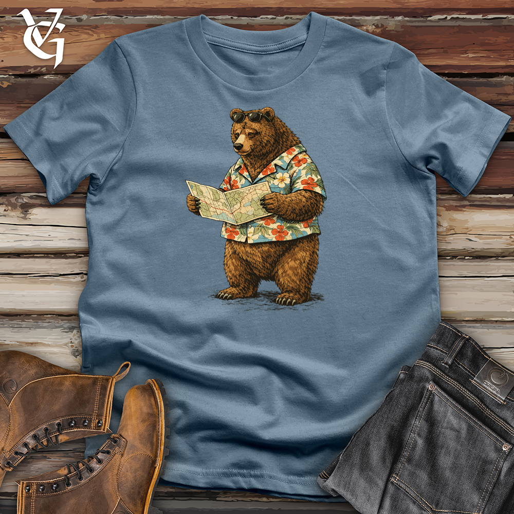 Viking Goods Tourist Bear Tee Indigo Blue / L