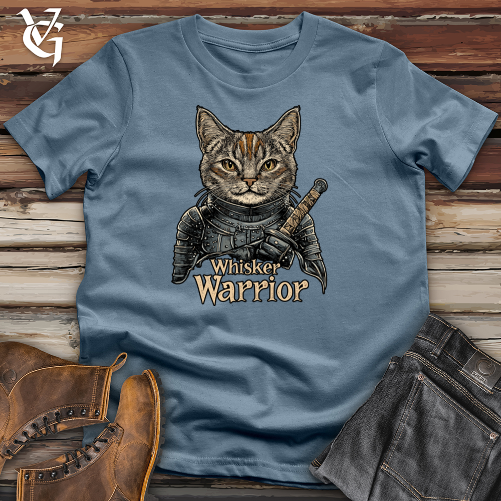 Viking Goods Whisker Warrior Softstyle Tee Indigo Blue / L