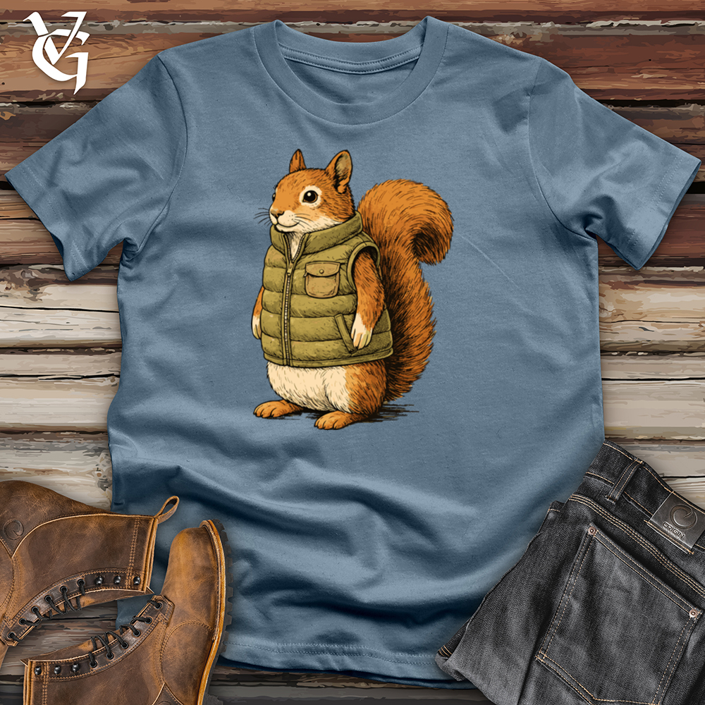 Viking Goods Winter Squirrel Tee Indigo Blue / L