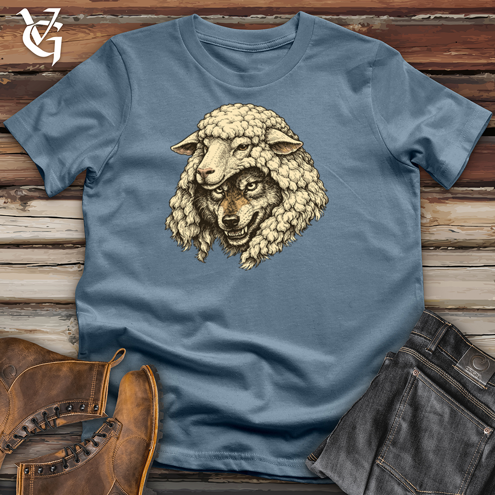 Viking Goods Wolf in Sheep's Clothing Tee Indigo Blue / L