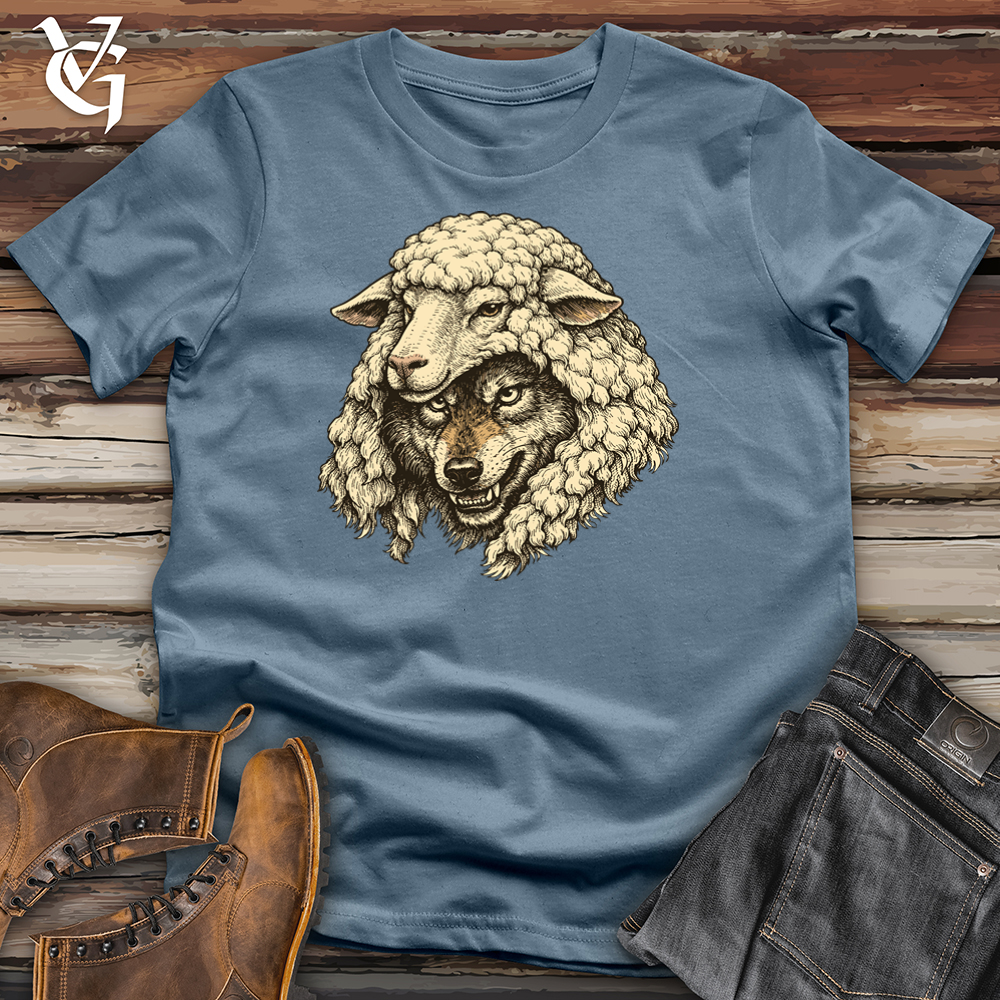 Viking Goods A Wolf in Sheeps Clothing Softstyle Tee Indigo Blue / S