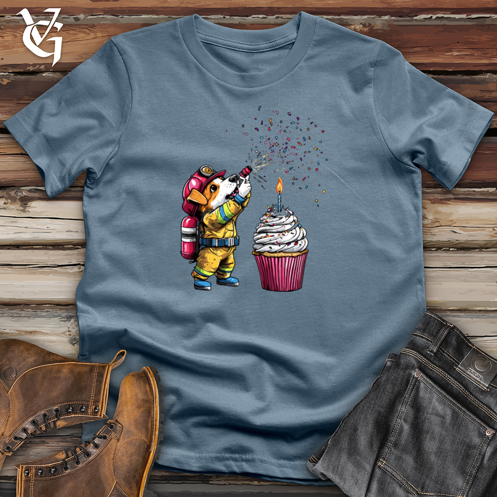 Viking Goods Birthday Rescue Dog Softstyle Tee Indigo Blue / S