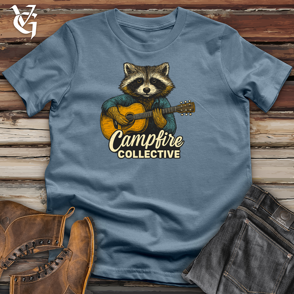 Viking Goods Campfire Collective Softstyle Tee Indigo Blue / S