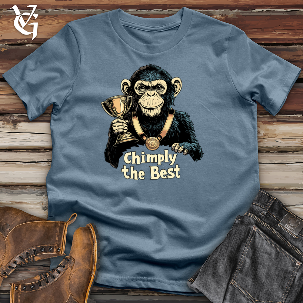 Viking Goods Chimply The Best Softstyle Tee Indigo Blue / S