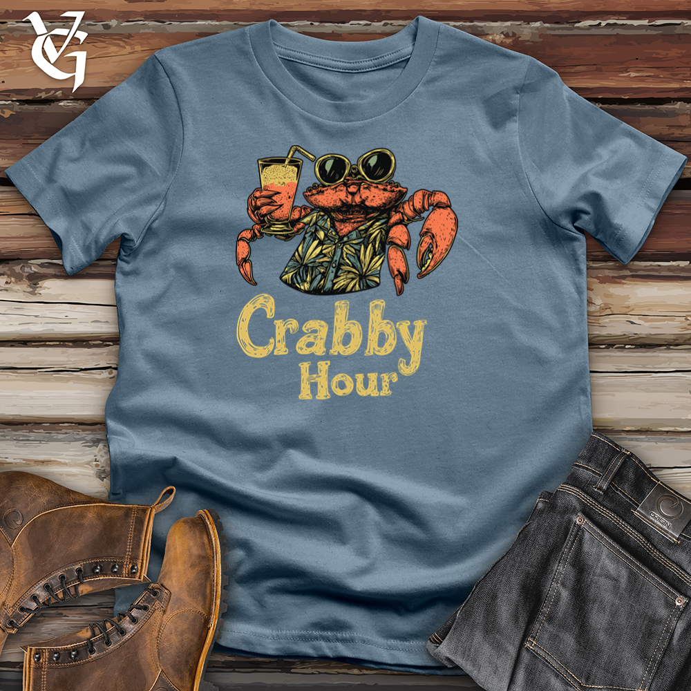 Viking Goods Crabby Hour Softstyle Tee Indigo Blue / S